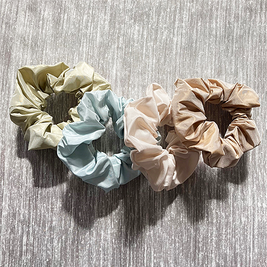 シルク100%のヘアアクセサリー販売開始